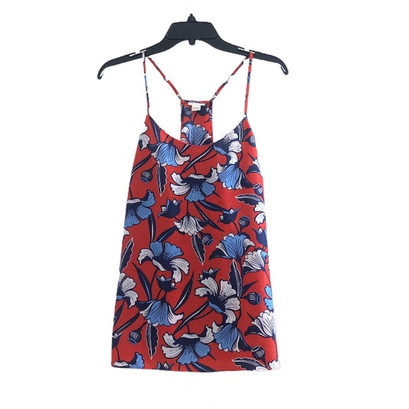 J. Crew Factory Tops - J. Crew Factory Floral Print Sleeveless Top 8